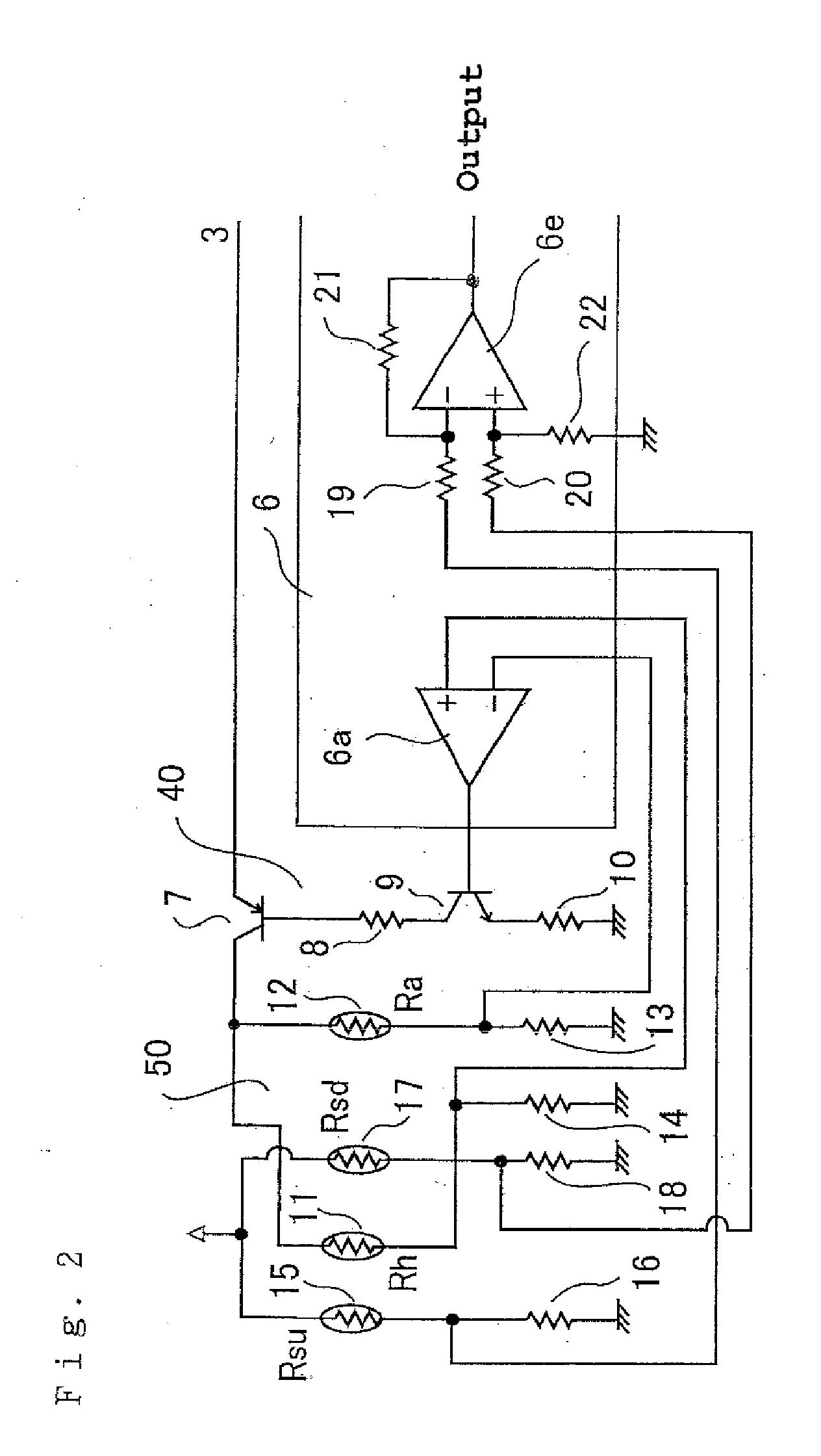 Thermal flow sensor for vehicles