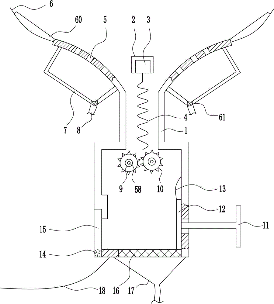 Garbage water separation equipment