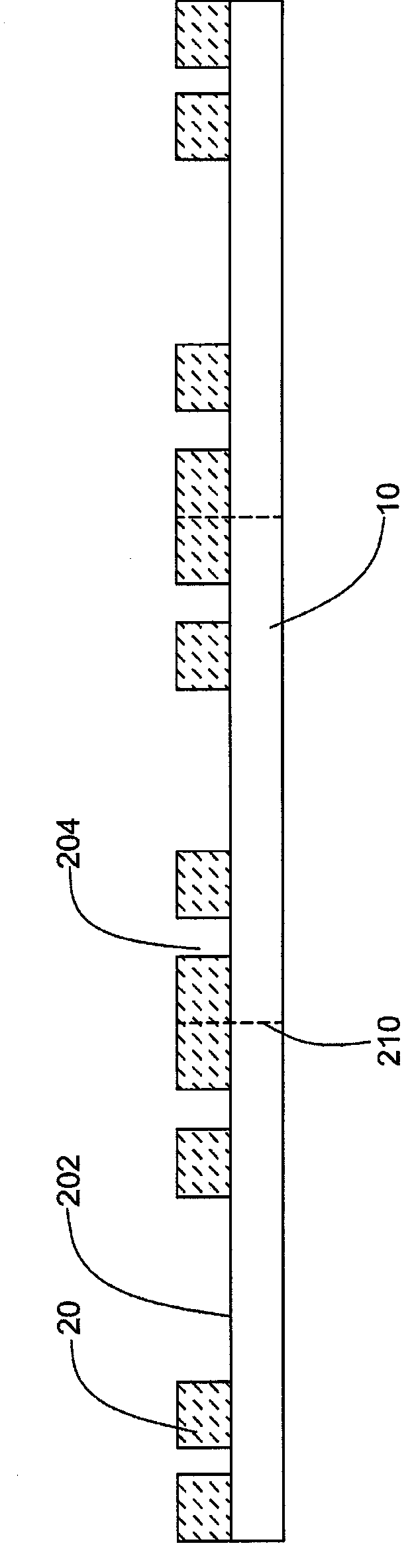 Chip stacking structure forming method