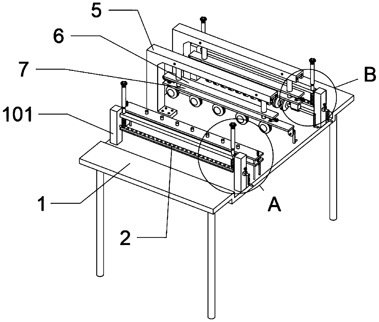 Seat cover clothinspection and test platform