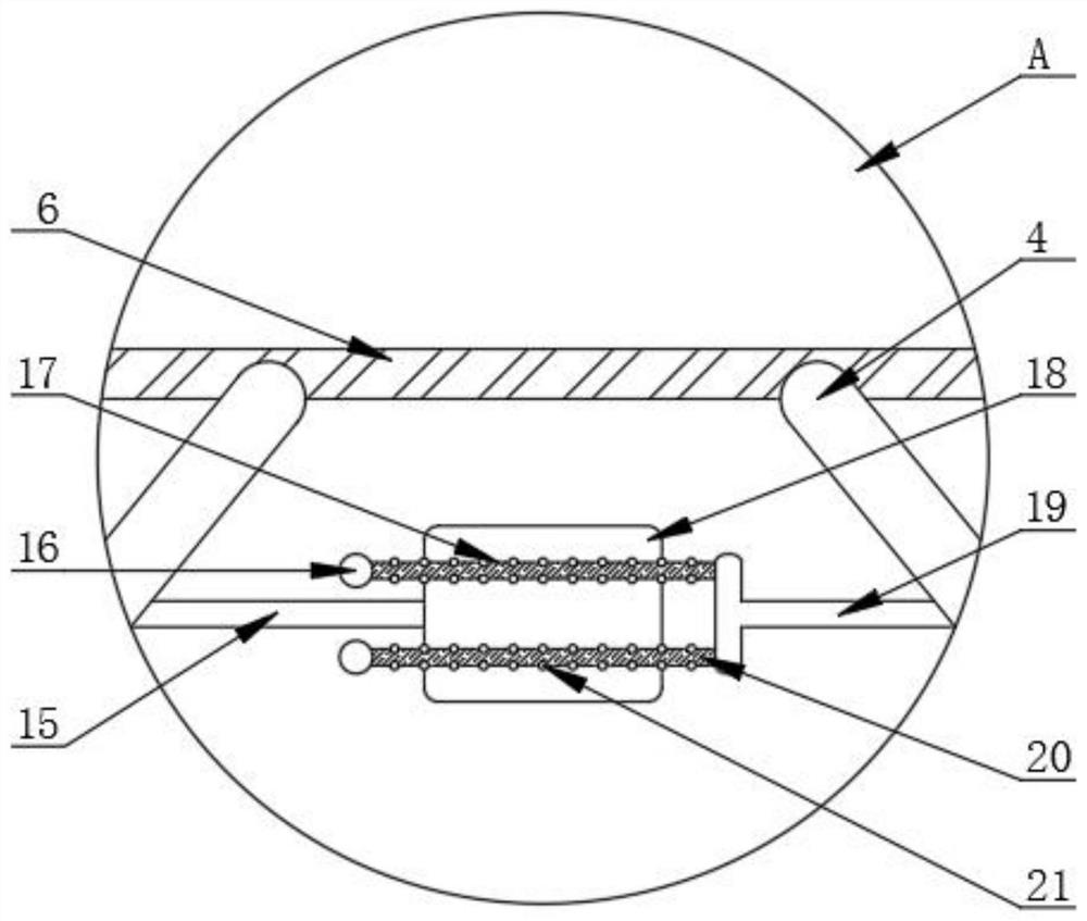 A network storage device with good buffer protection effect