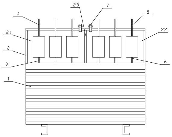 Mains supply transformer with short circuit protection function