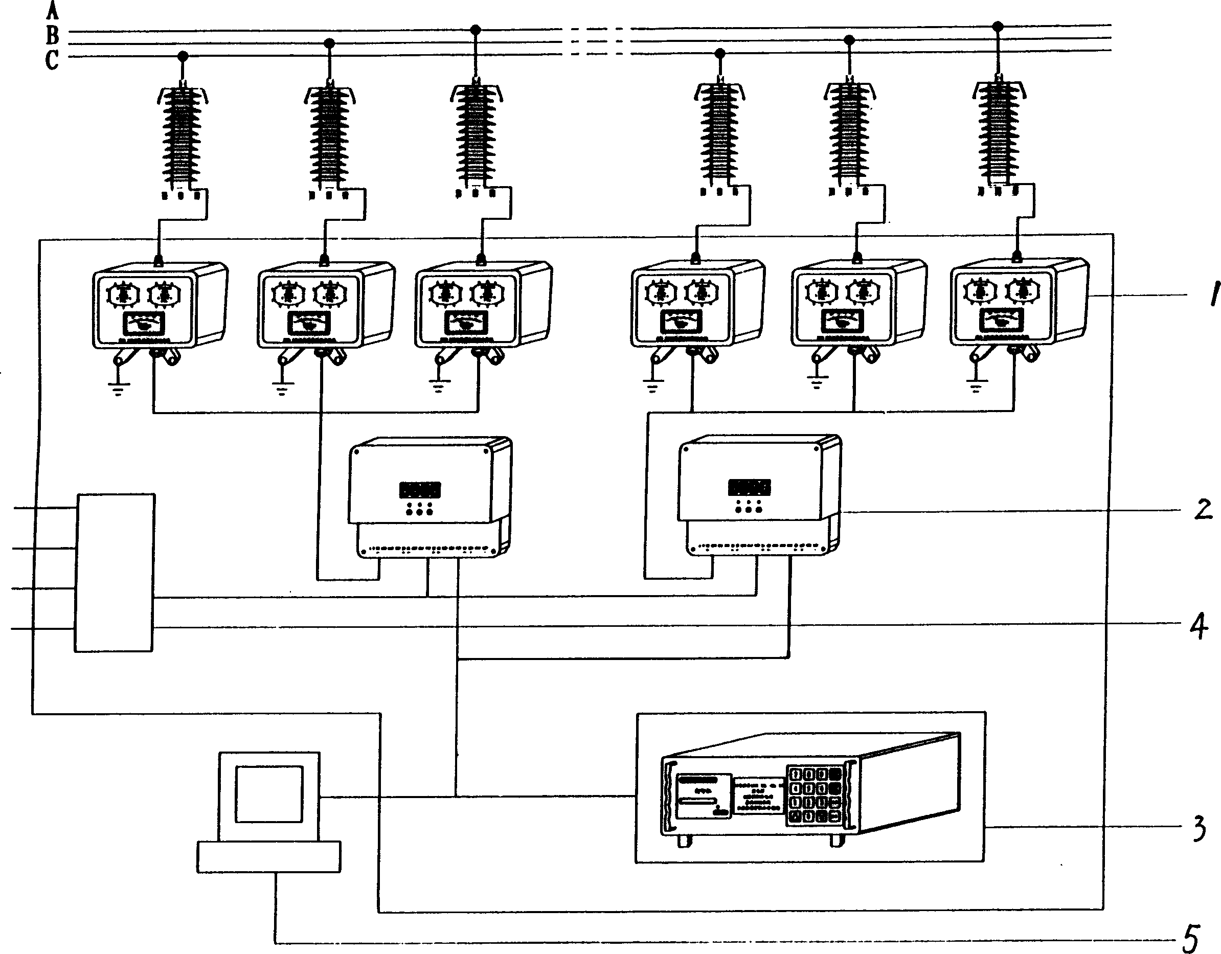 On-line monitor of lighting arrester