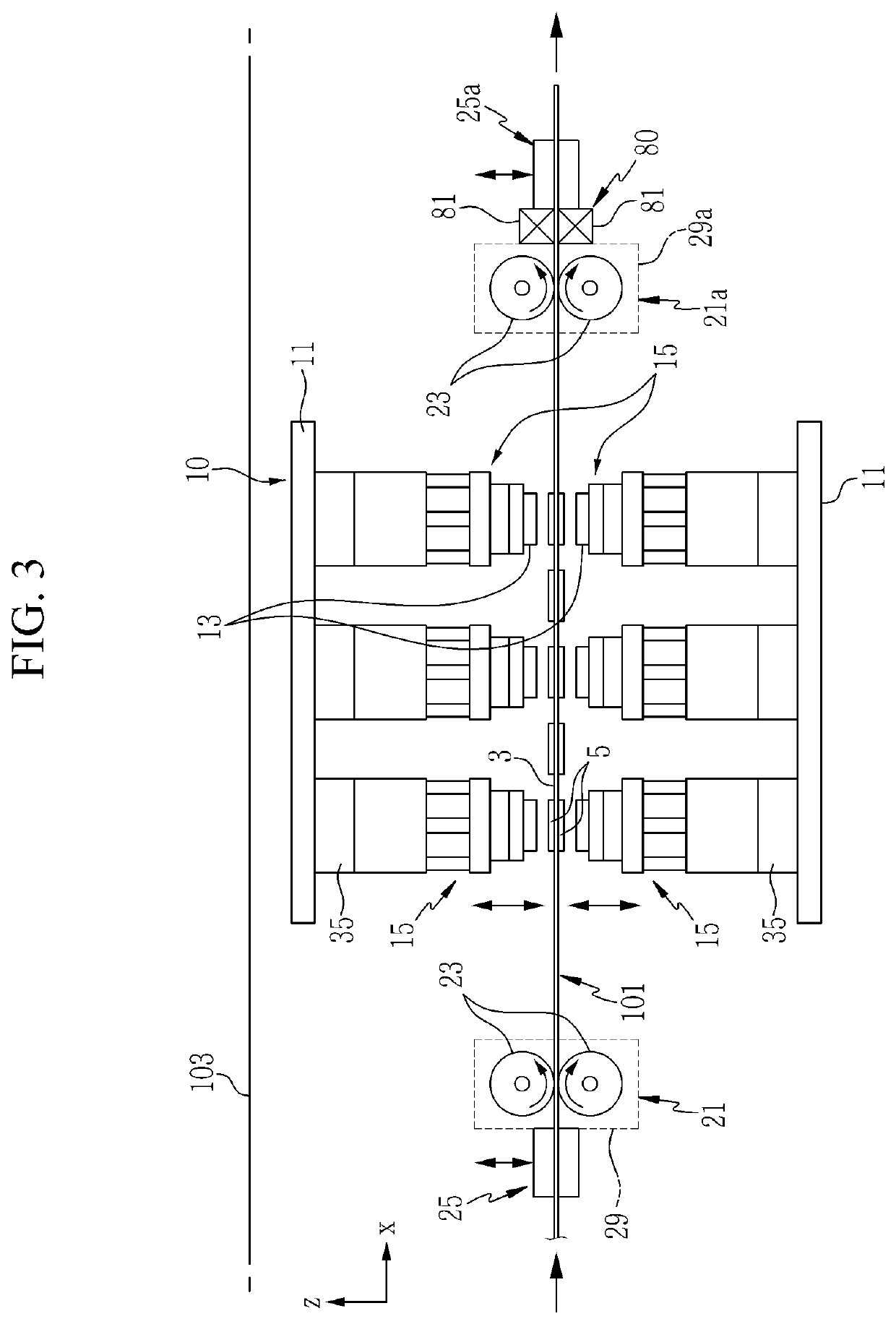 Heat treatment apparatus of MEA for fuel cell