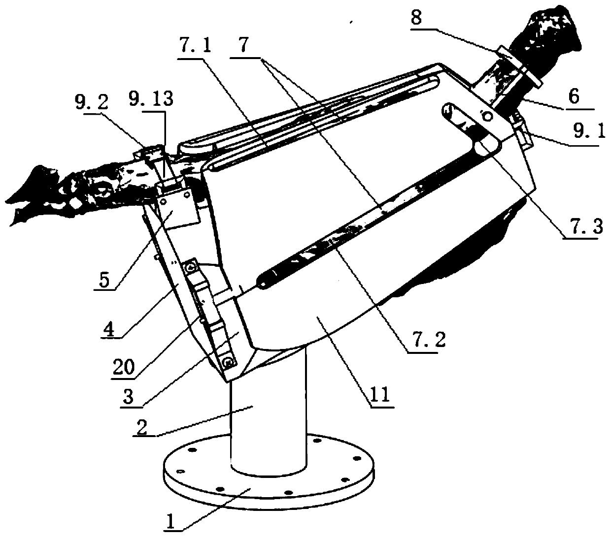 Sheep skeleton cutting clamp