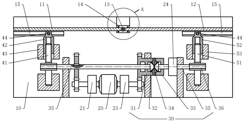 Postoperation nursing bed