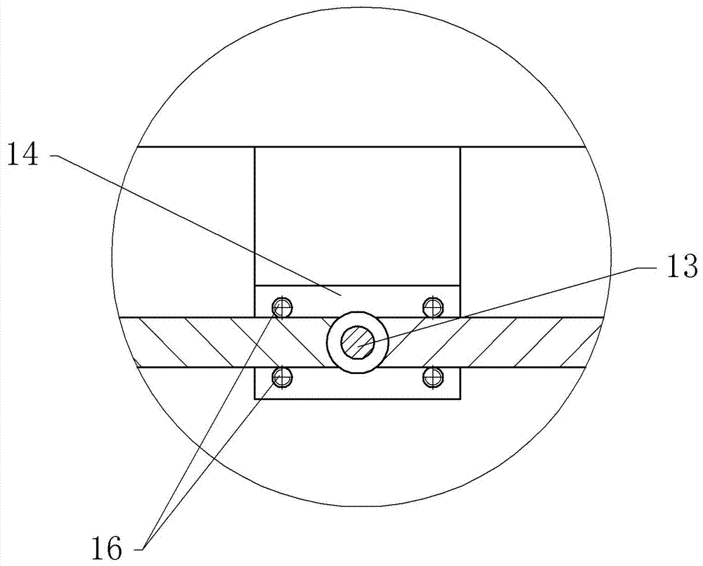 Postoperation nursing bed