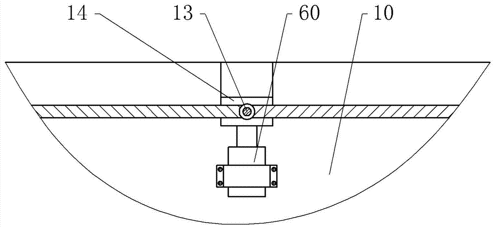 Postoperation nursing bed