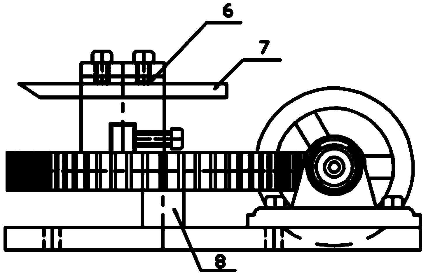 Spherical tetrafluoro bearing processing device and use method of spherical tetrafluoro bearing processing device