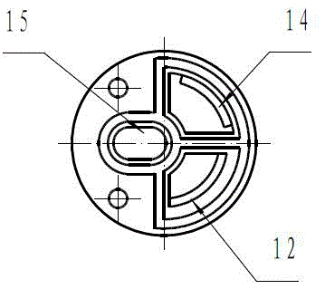 Synchronous water-temperature adjustment valve core structure