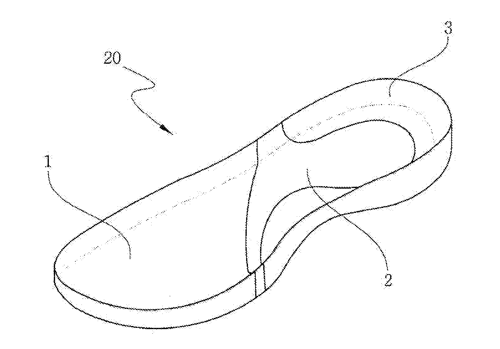 Midsole for reducing load applied on knee