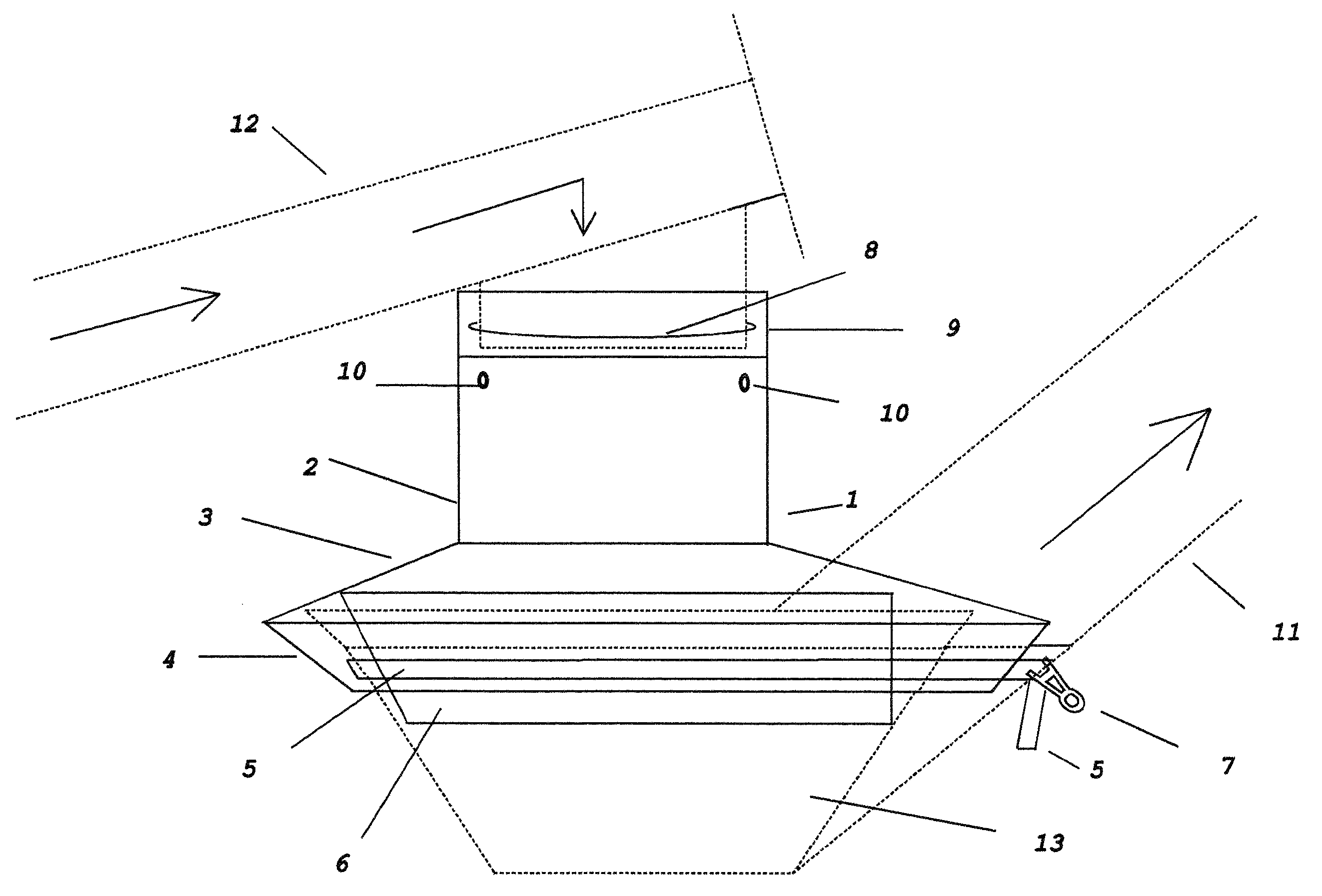 Auger pan/hopper splash shield and safety guard