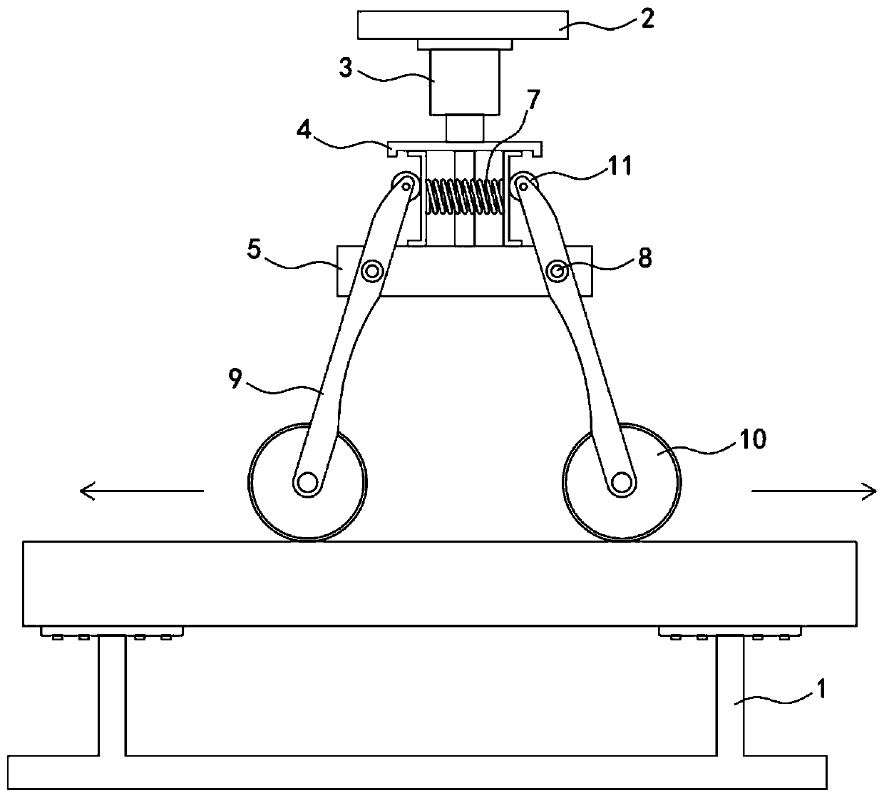 Double-roller leather processing system