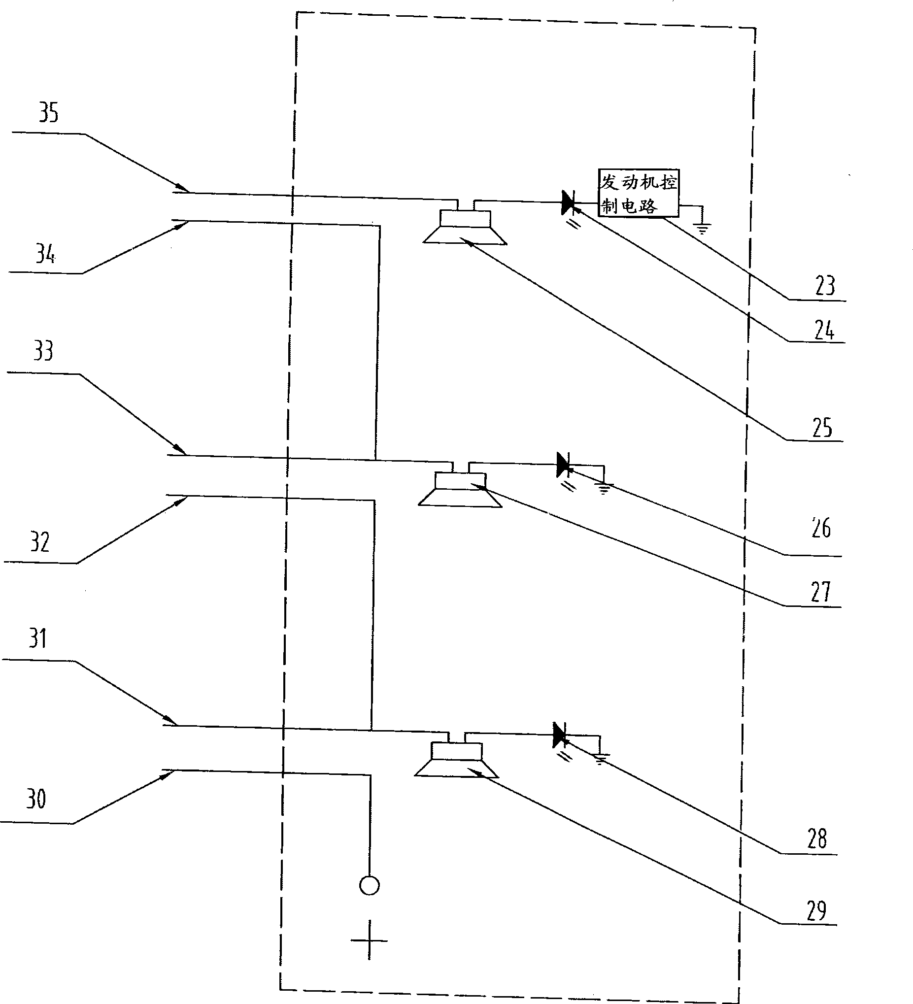 Water inlet-proof alarm protecting apparatus of automobile engine intake tube