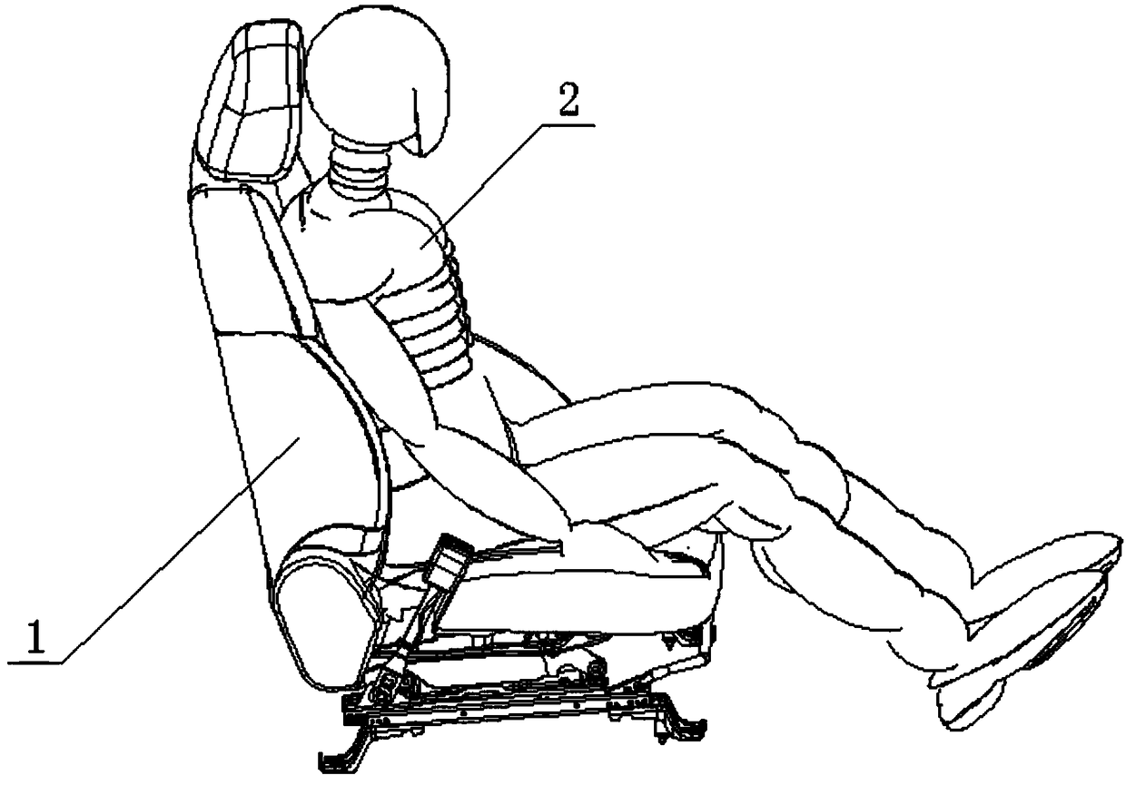 Involution type automobile safety air bag structure