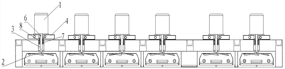 Water-cooled structure of reflow soldering furnace and wind motor and reflow soldering furnace