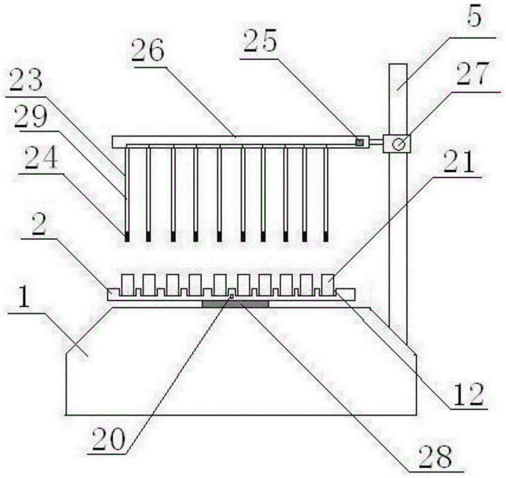 High-throughput magnetic extraction enrichment device and enrichment method