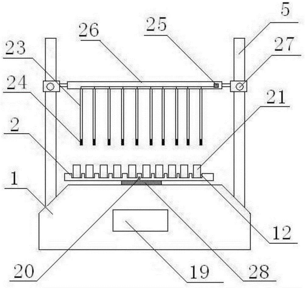 High-throughput magnetic extraction enrichment device and enrichment method