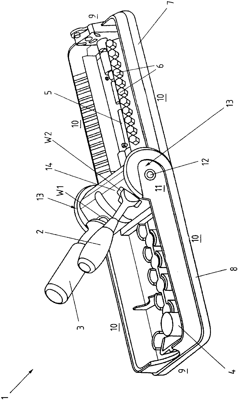 Ratchet box with set-up function