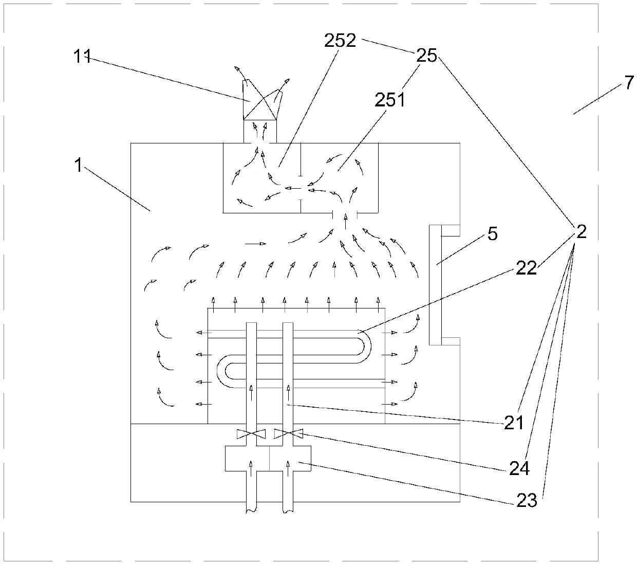 Method for eliminating V-series chemical agents in closed environment