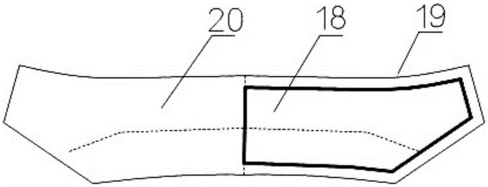 VU primitive number design tailoring method for lapels of clothing