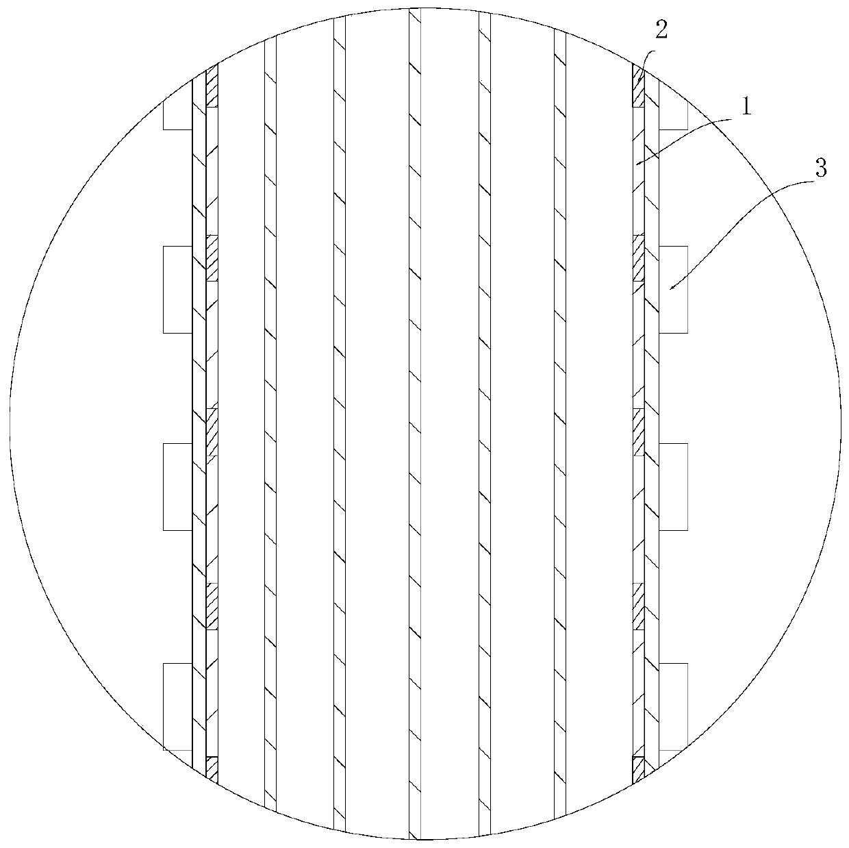 Construction method of single pile vertical anti-pull static load test device