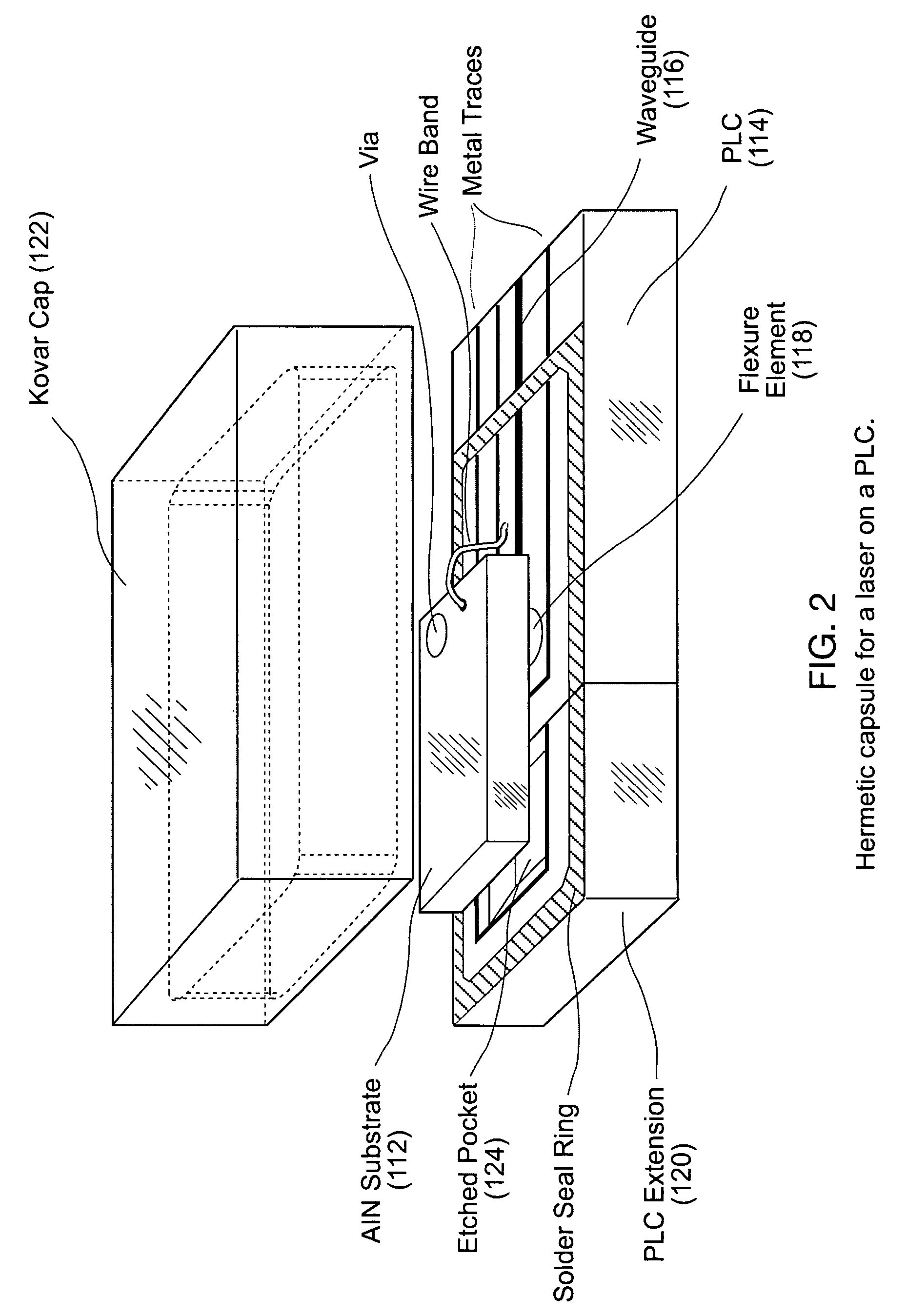 Active optical alignment and attachment thereto of a semiconductor optical component with an optical element formed on a planar lightwave circuit