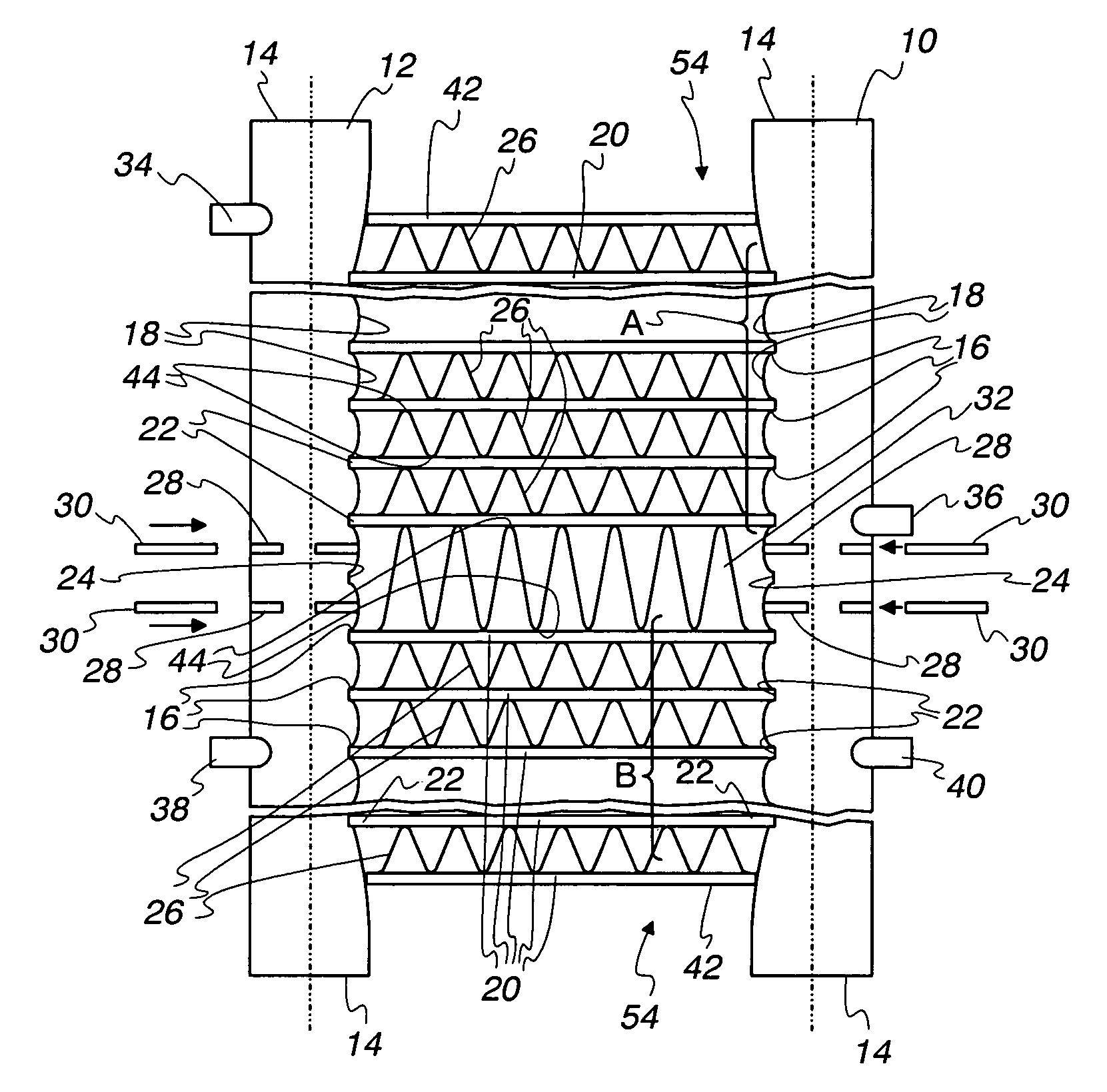 Multi-fluid heat exchanger and method of making same