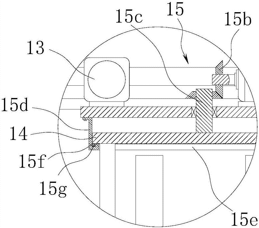 Adjustable glaze spraying device for ceramic product production