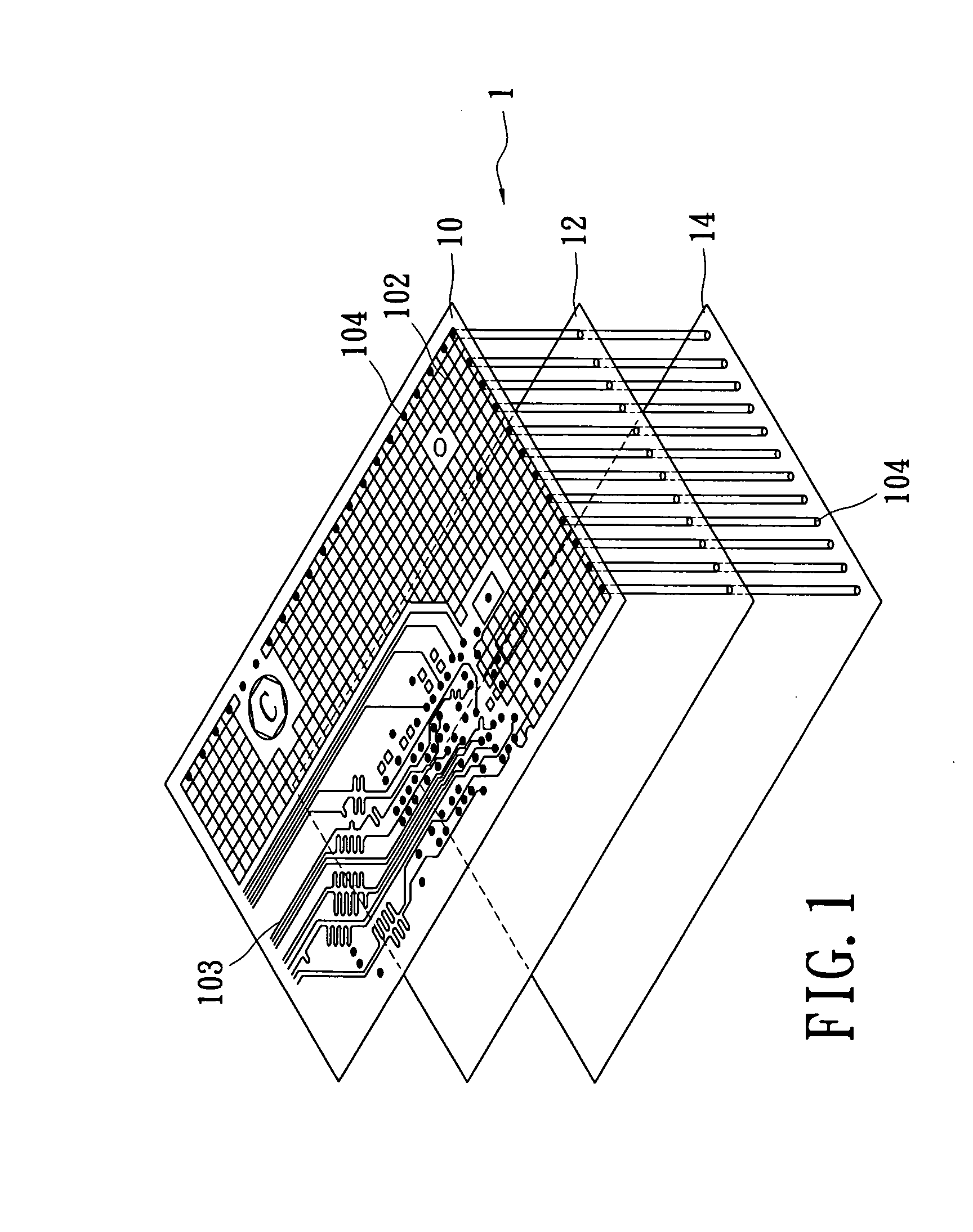 PCB layout structrue for suppressing EMI and method thereof