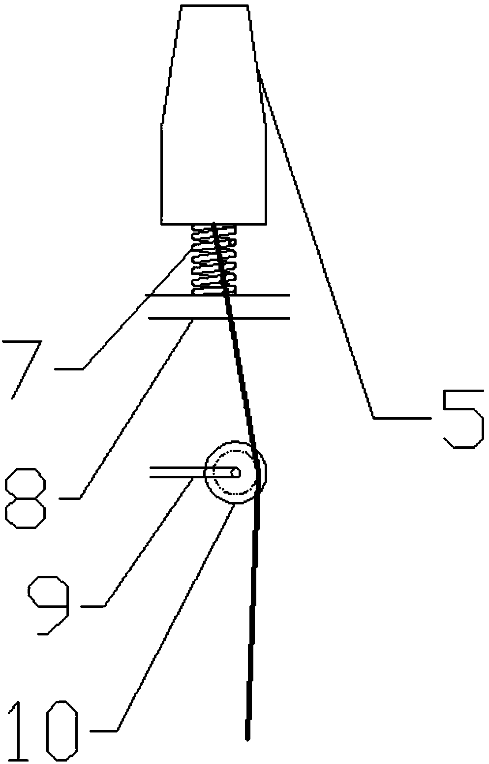 Water outlet control device for tea cup