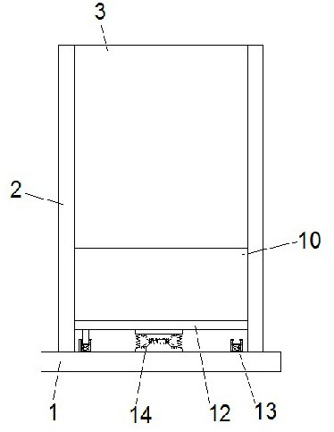 Attached safety operation protection platform for building construction