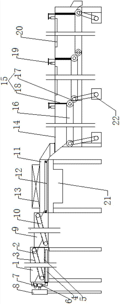 Automatic marine product processing production line