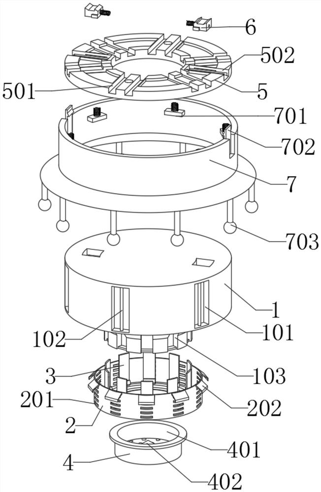 Intelligent home fire-fighting device convenient to maintain