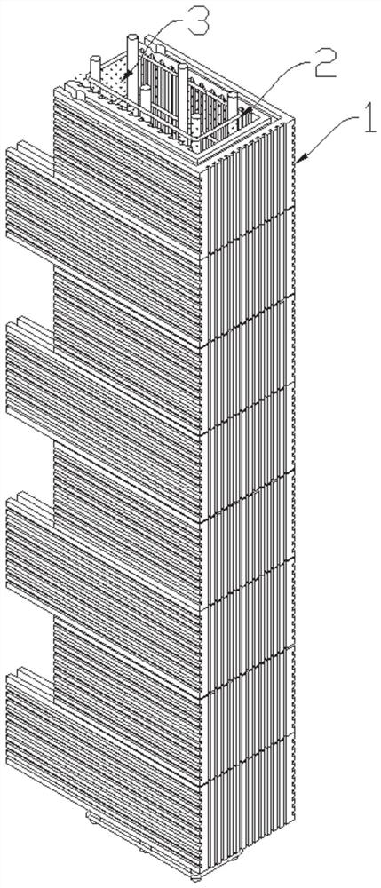 Construction equipment and method for fabricated non-dismantling formwork constructional column and ring beam