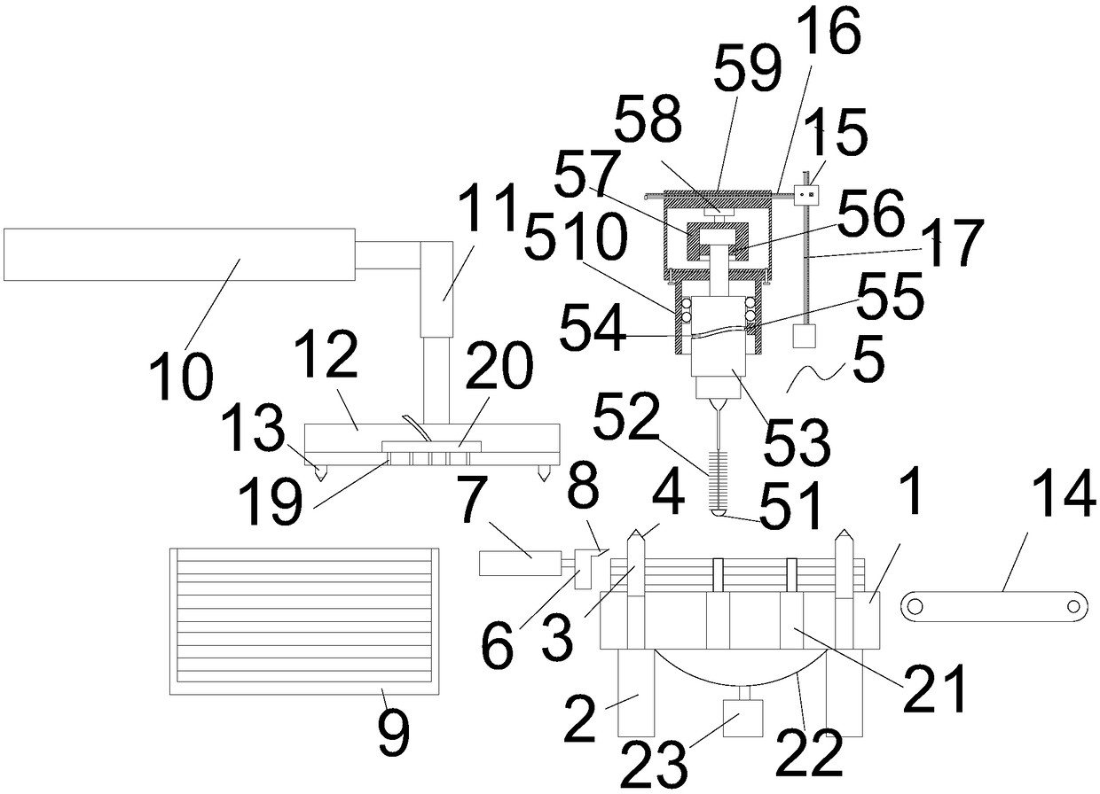 Method and device for achieving batched removing of burrs in hole of PCB based on numerical control machine tool