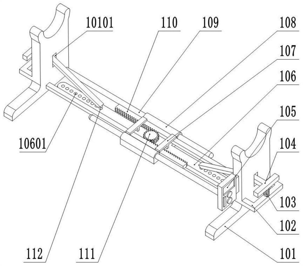 Trachea cannula fixing device for intensive care of children