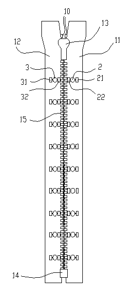 Light-emitting zipper