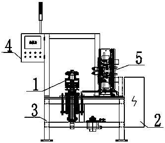 Full-automatic wheel dynamic balance and swing difference detection testing machine