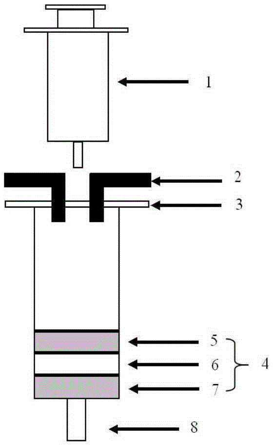 Immunoaffinity gel detection column for detecting gentamicin and preparation method thereof