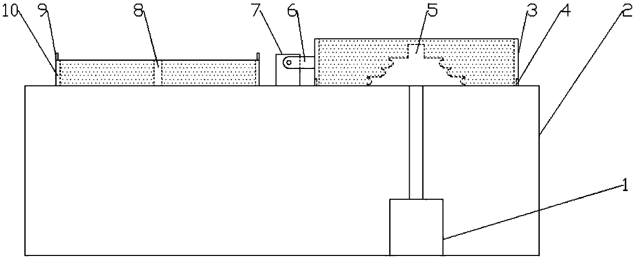 Automobile flywheel casting process and device thereof