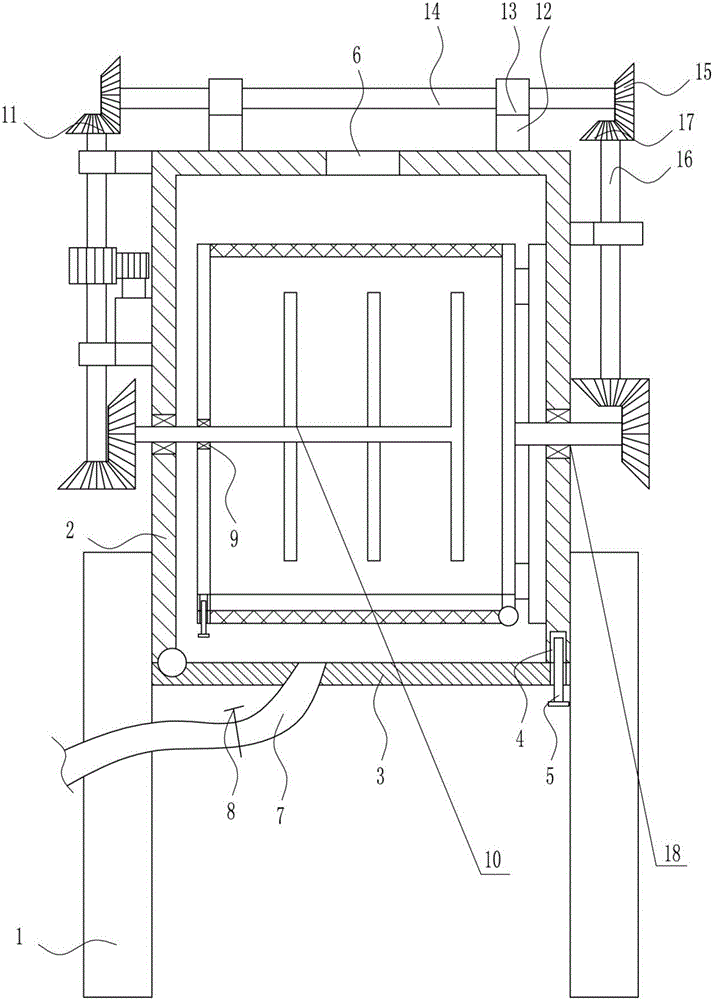 Asphalt treatment device used after petroleum refining