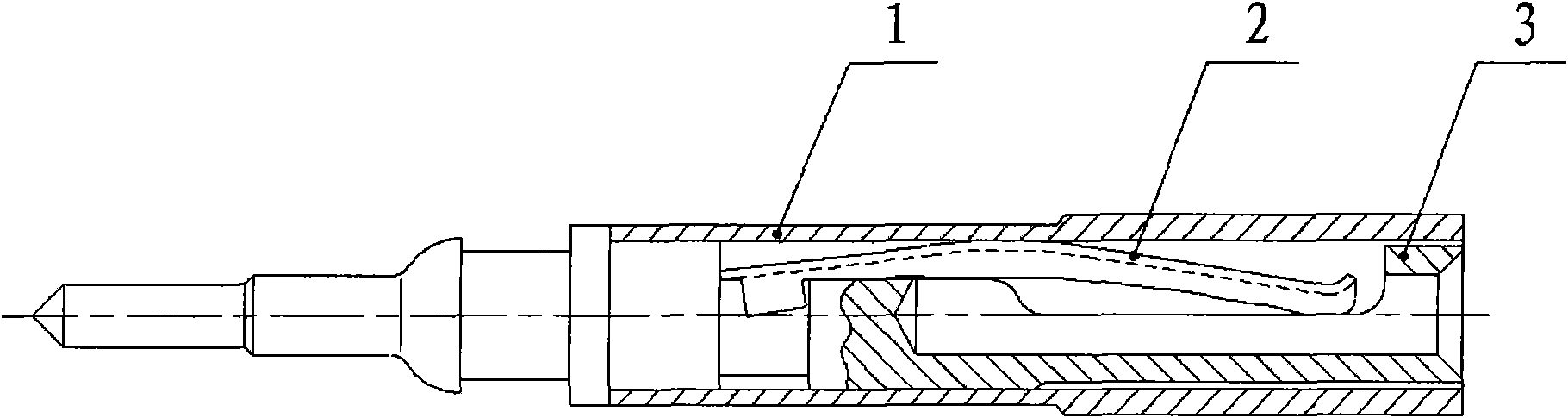 Connector jack with low insertion and extraction force