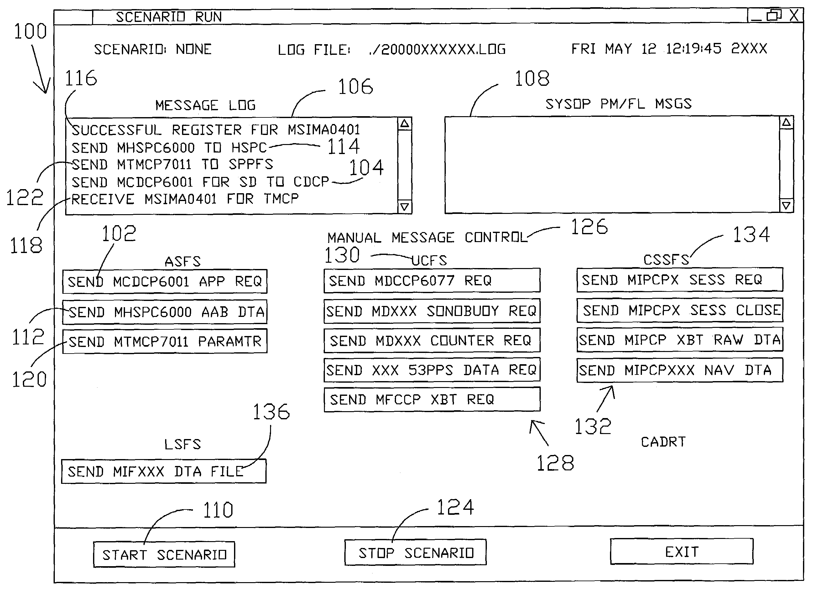 System operation test facilitating program and method