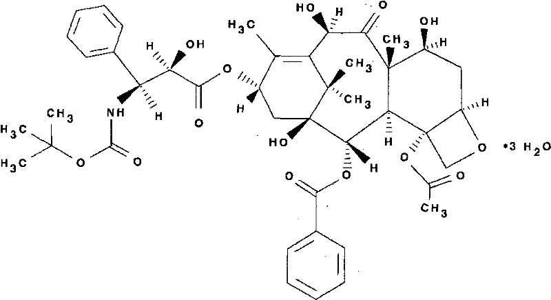 Medicine composition containing docetaxel and preparation method thereof