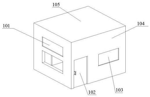 An automatic flip surface detection and floating hair adsorption device in the middle of a scarf