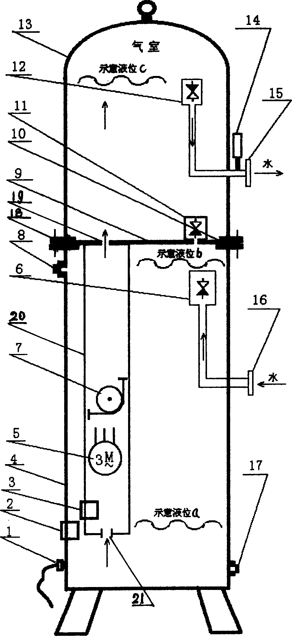 Intelligent shielded pump water supply device