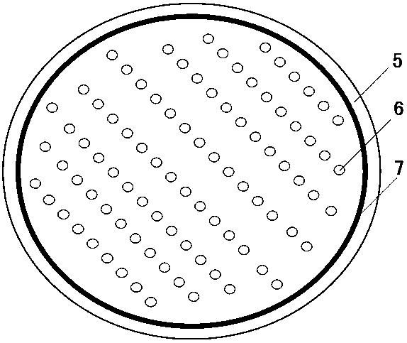 Magnetic suction membrane enrichment and separation device and its application method in solid-phase spectroscopic detection