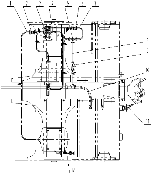 A control system for unloading a whole group of coal hopper cars