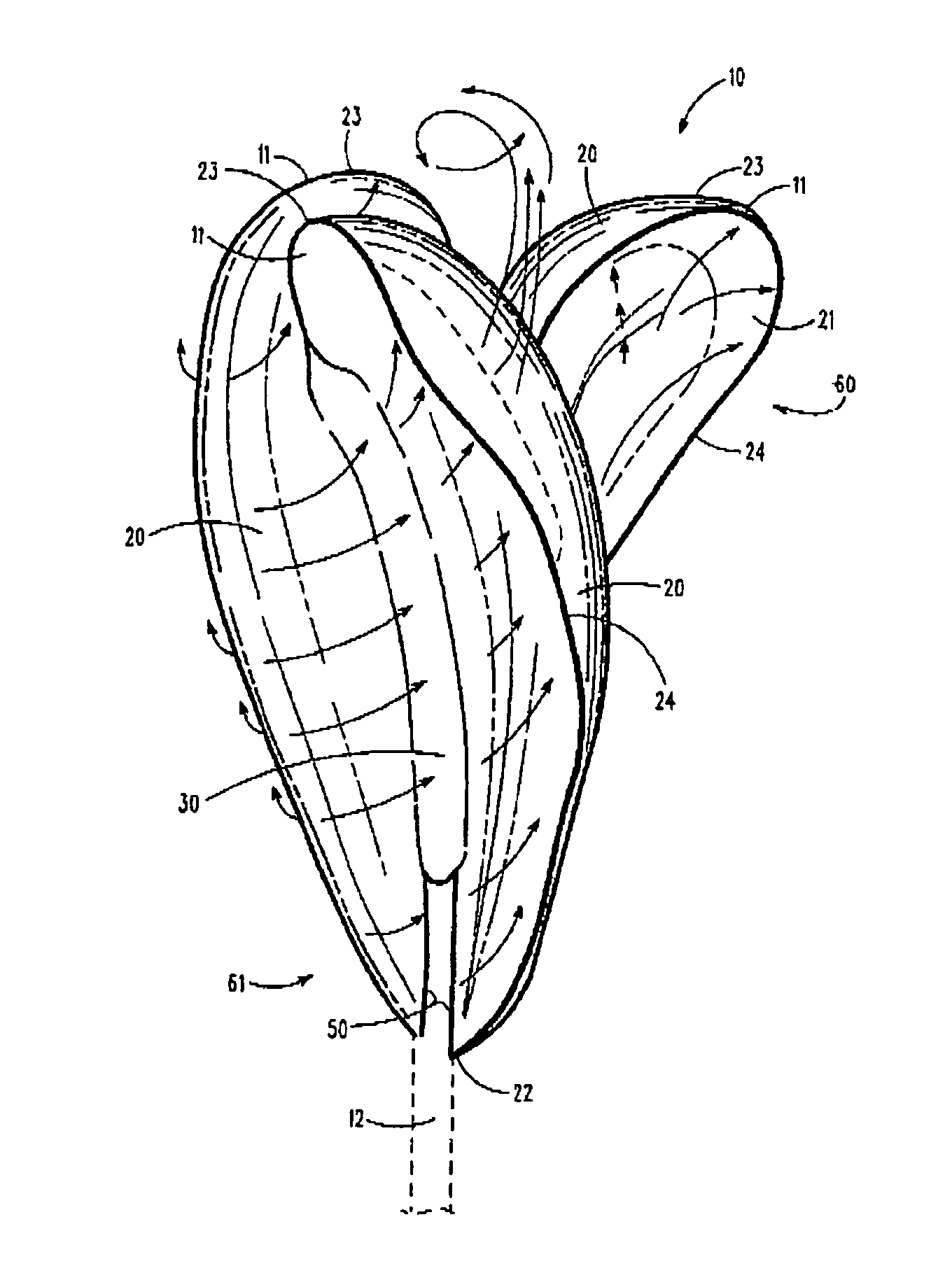 Turbine assembly and energy transfer method